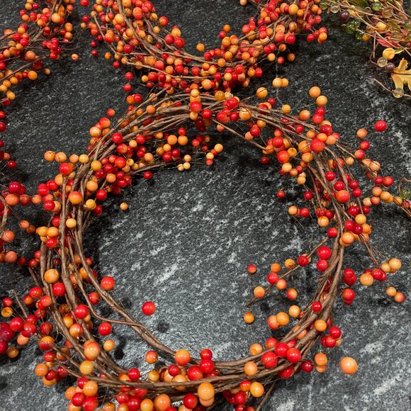 SOLD - Set of 8 Candle Rings for Fall/Thanksgivng/Wedding/Table Decor - Picture 3 of 9